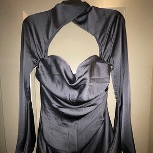 HOUSE OF CB Toira Satin Corset Minidress